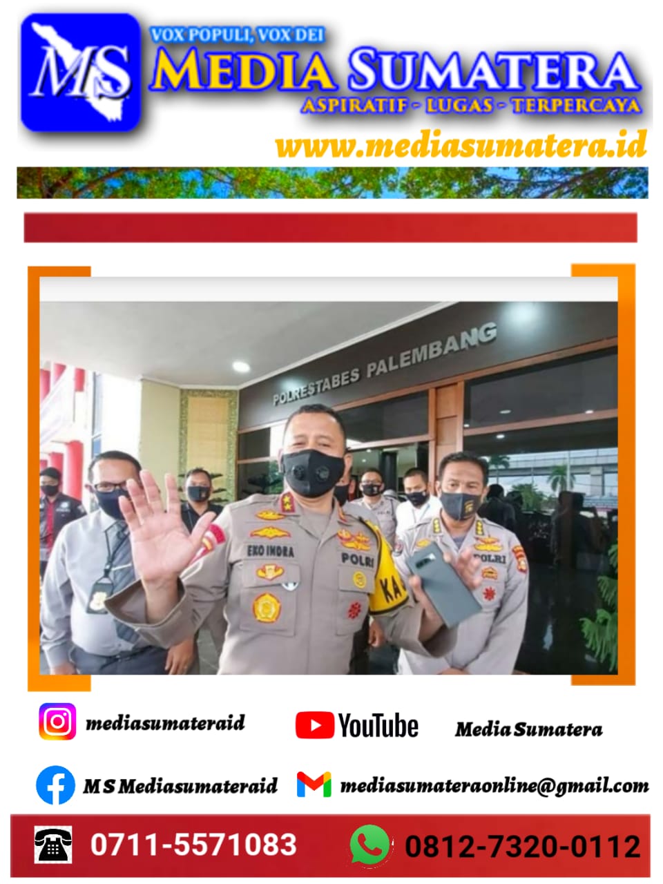 Kapolda Sumsel : Bukti Keseriusan Kita Dalam Menumpas Narkoba, Kampung Narkoba Tangga Buntung Palembang Kembali Di Gerebek