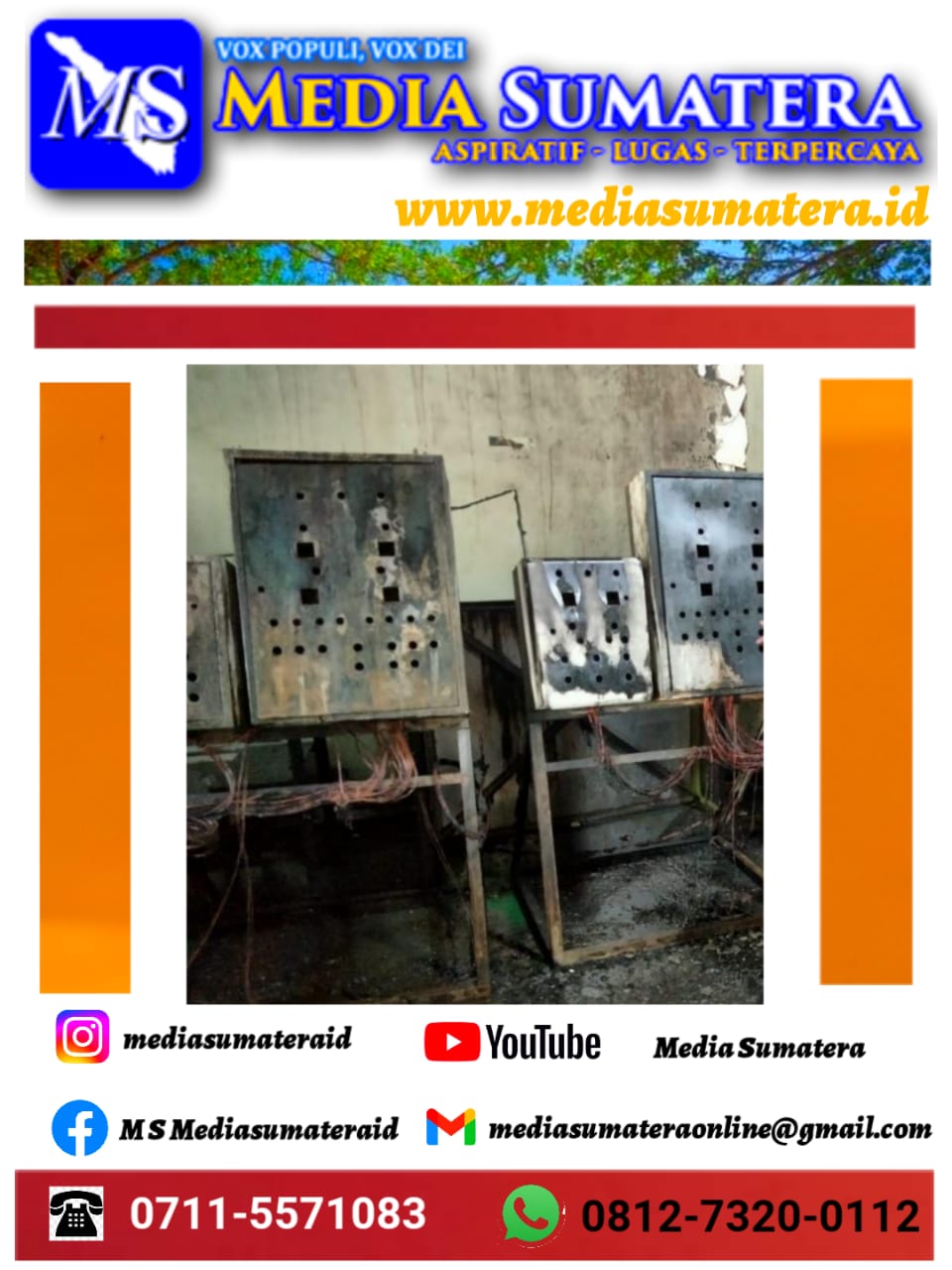 Pabrik Roti Di KIM Star Tanjung Morawa Terbakar, Kerugian Ditaksir Rp 250 Juta