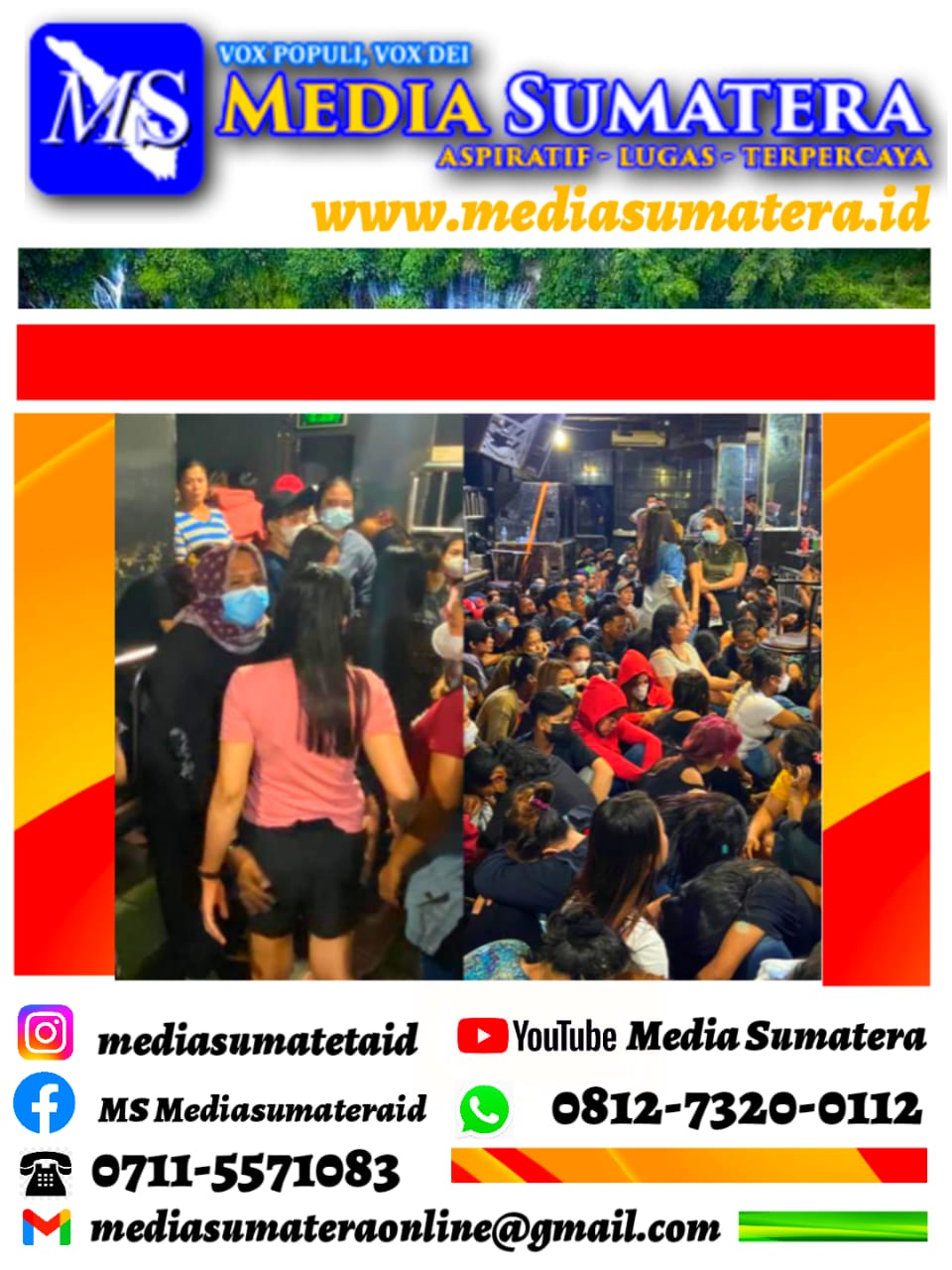 Polda Sumsel Terus Perangi Narkoba, Dit Resnarkoba Polda Sumsel Lakukan Razia Ditempat Hiburan Malam