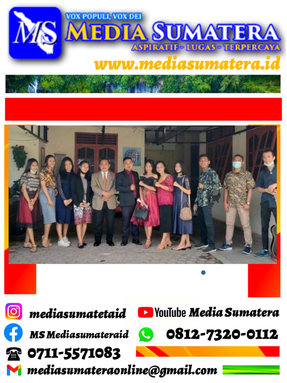 Pdt. Martin P Hutabarat, S. Th., MM., Pendeta Resort GKPI Jemaat Khusus Immanuel  Jalan Asahan  Menyambut  Vikar Manro Manurung S.Th Dalam Melakukan Kunjungan Jemaat