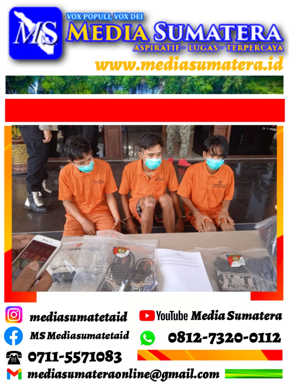 Sempat Viral Dimedsos, Begal Di Jalan Ariodillah Berhasil Ditangkap Reskrim Polrestabes Palembang