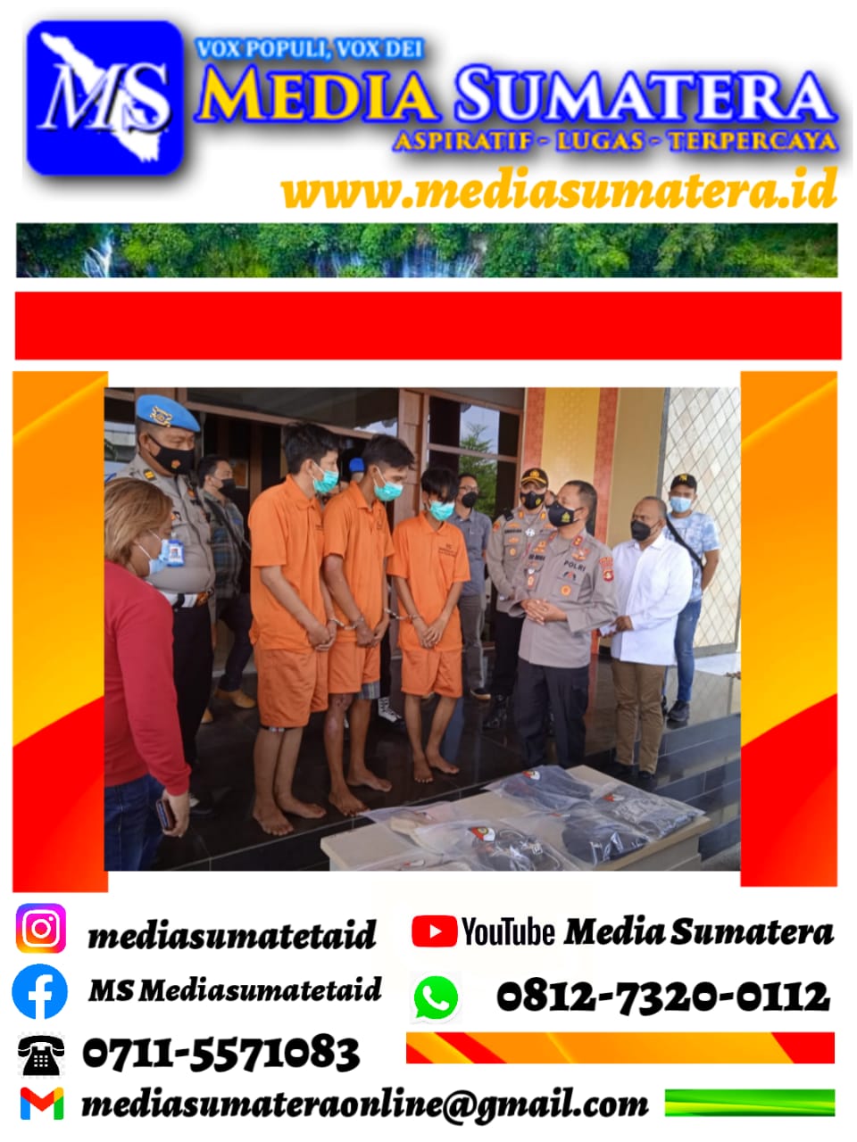 Sempat Viral Dimedsos, Begal Di Jalan Ariodillah Berhasil Ditangkap Reskrim Polrestabes Palembang