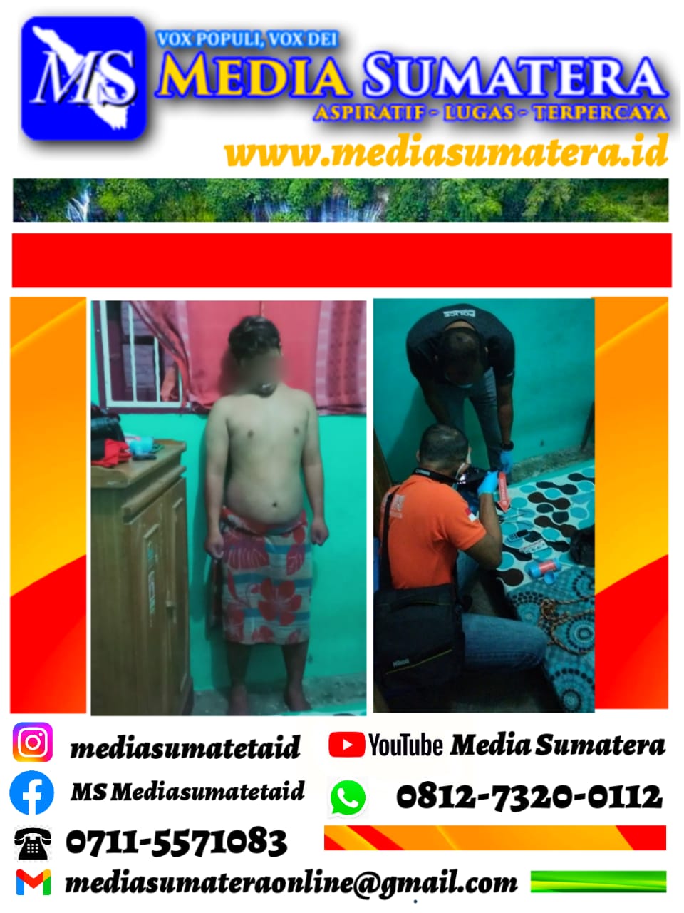 Tidak Tahu Apa Penyebabnya Pemuda Ini Nekad Akhiri Hidupnya Dengan Gantung Diri