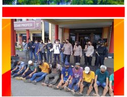 Satres Narkoba Polrestabes Palembang Bekerjasama Dengan Satuan Brigade Mobil (Sat Brimob) Polda Sumsel Kembali Gruduk Kampung Narkoba Tangga Buntung