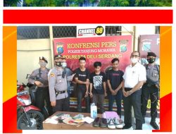 Unit Reskrim Polsek Tanjung Morawa Ringkus 2 Pelaku Curi Uang Rp 75 Juta Milik SPBU