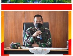 Danrem 044/Gapo Ikuti Kegiatan Penandatanganan Perjanjian Kerjasama Optimasi Lahan Rawa Kabupaten Banyuasin dan OKU Timur
