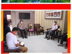 Pengurus KONI Kabupaten Deli Serdang Audensi Dengan Kapolresta Deli Serdang
