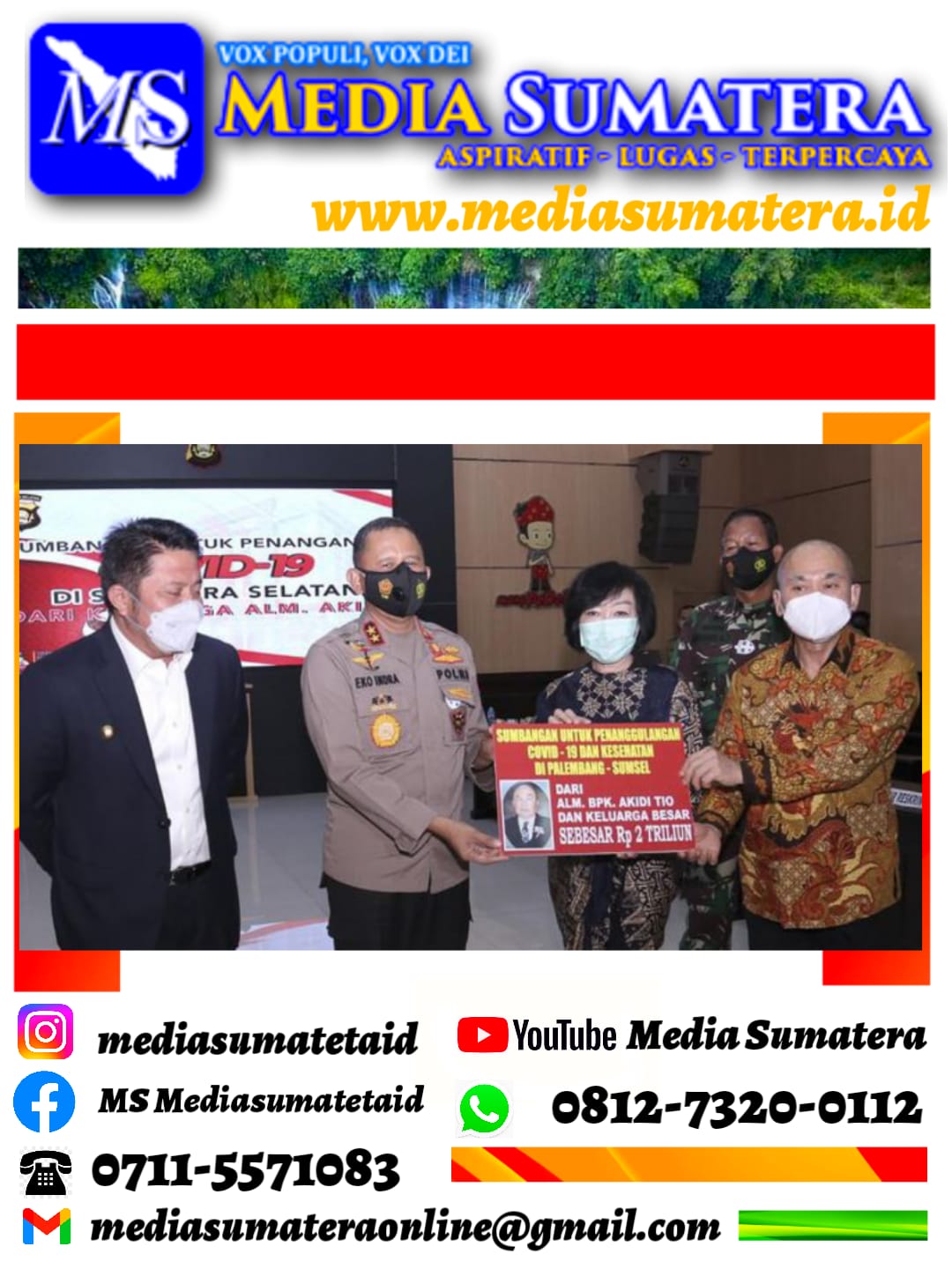Bagindo Togar BB : Bantuan Almarhum Akidi Tio 2 T Diharapkan Dapat Digunakan Tepat Sasaran Dan Efektip Serta Terukur Pemanfaatannya