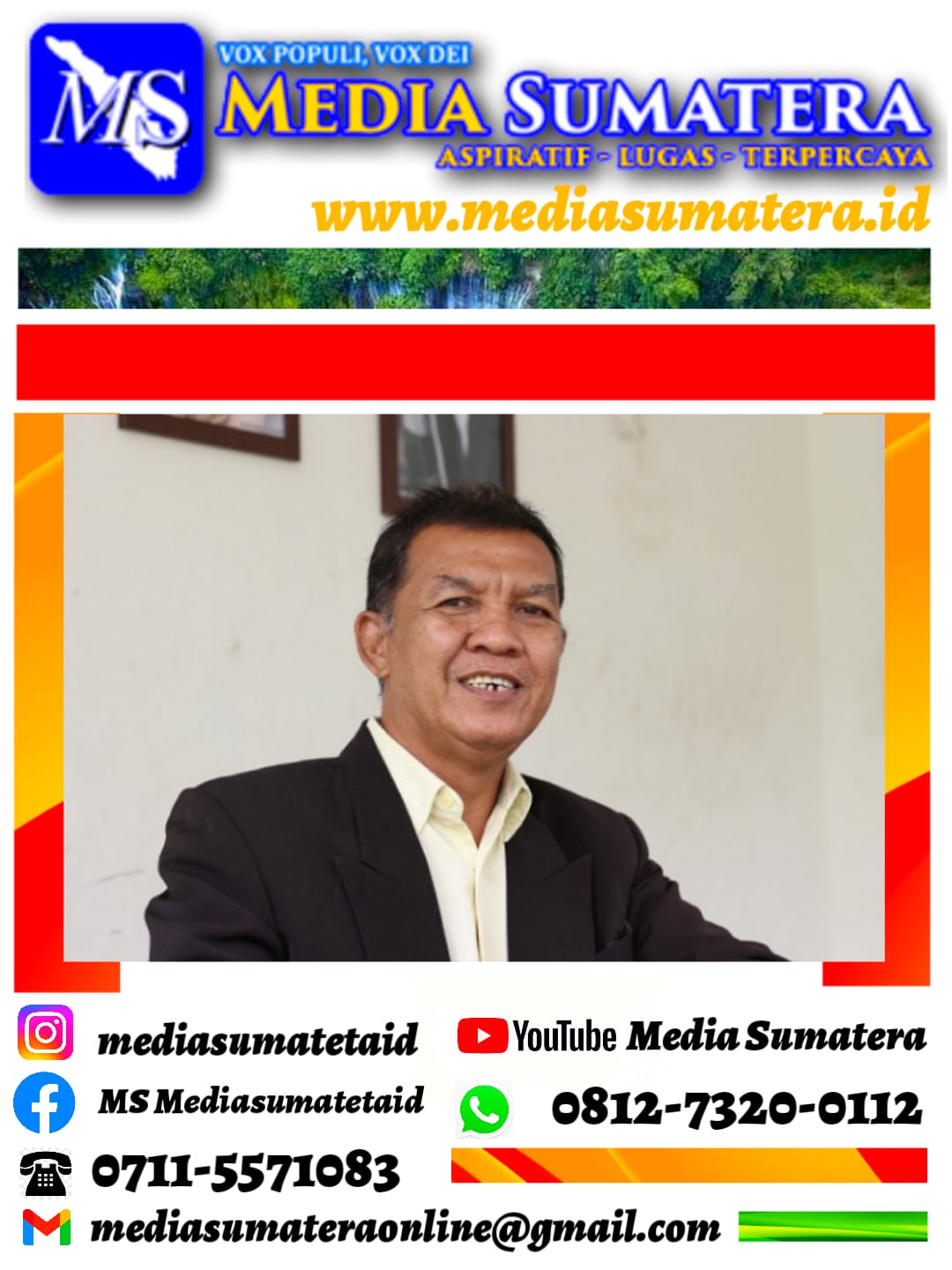 Bagindo Togar BB : Bantuan Almarhum Akidi Tio 2 T Diharapkan Dapat Digunakan Tepat Sasaran Dan Efektip Serta Terukur Pemanfaatannya