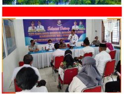 Team Saber pungli Kabupaten Deli Serdang Sosialisasikan Saber Pungli  Di kantor Camat Tanjung Morawa