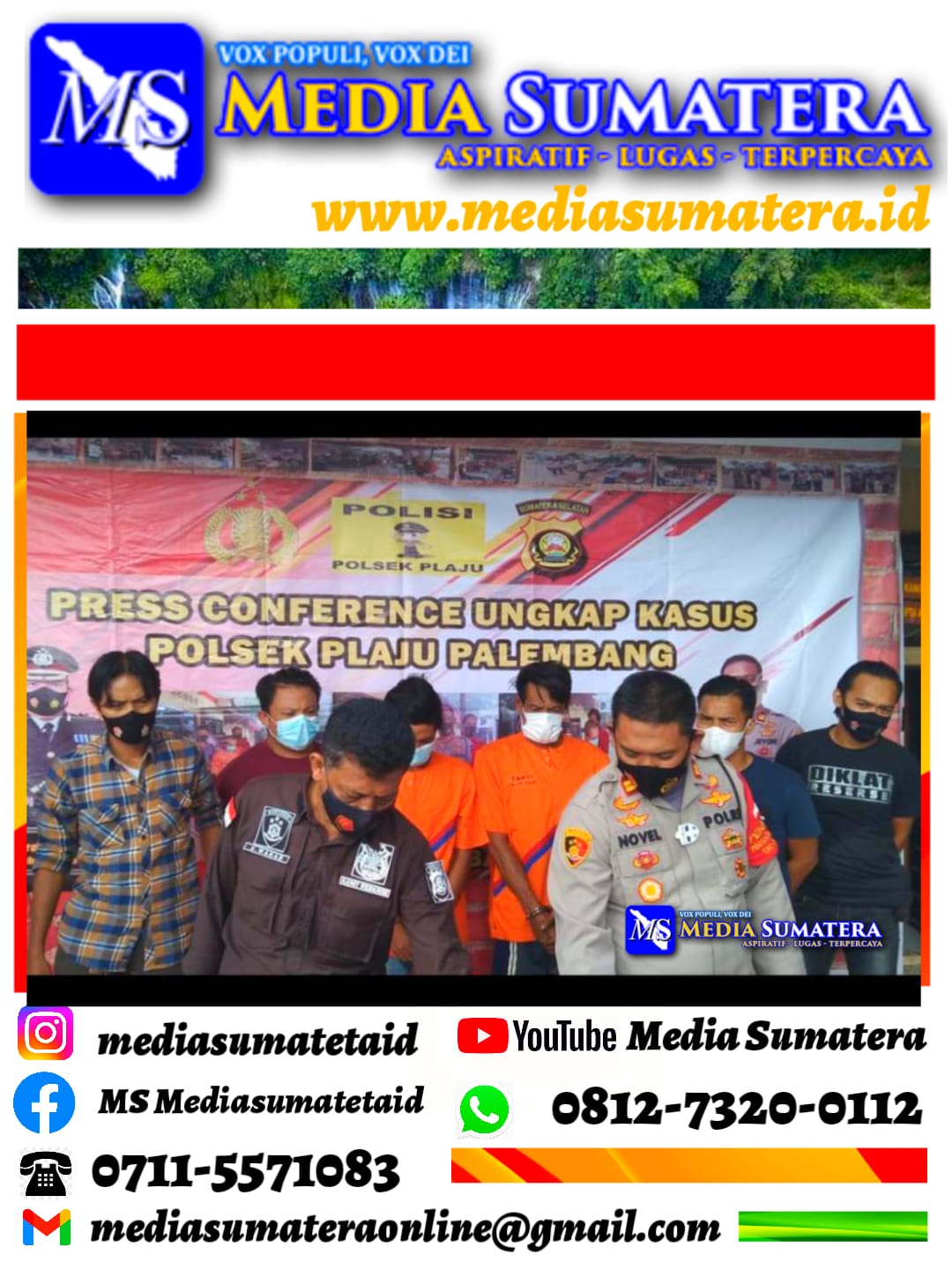 Unit Reskrim Polsek Plaju Palembang Berhasil Mengamankan Spesialis Pembobol Rumah Warga