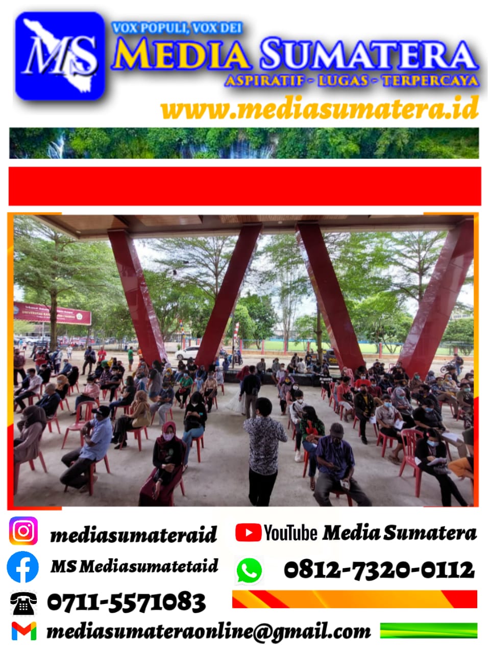 Crisis Centre Keuskupan Agung Palembang Lakukan Vaksinasi