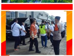 Polresta Deli Serdang Ketat Dalam Pengamanan Kedatangan Menteri Perhubungan Dan Menteri BUMN