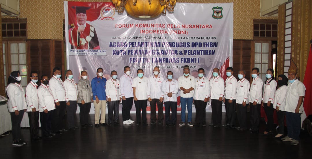 Pelantikan Pengurus Dewan Pimpinan Daerah (DPD) Forum Komunitas Bela Nusantara Indonesia (FKBNI) Kota Pematangsiantar