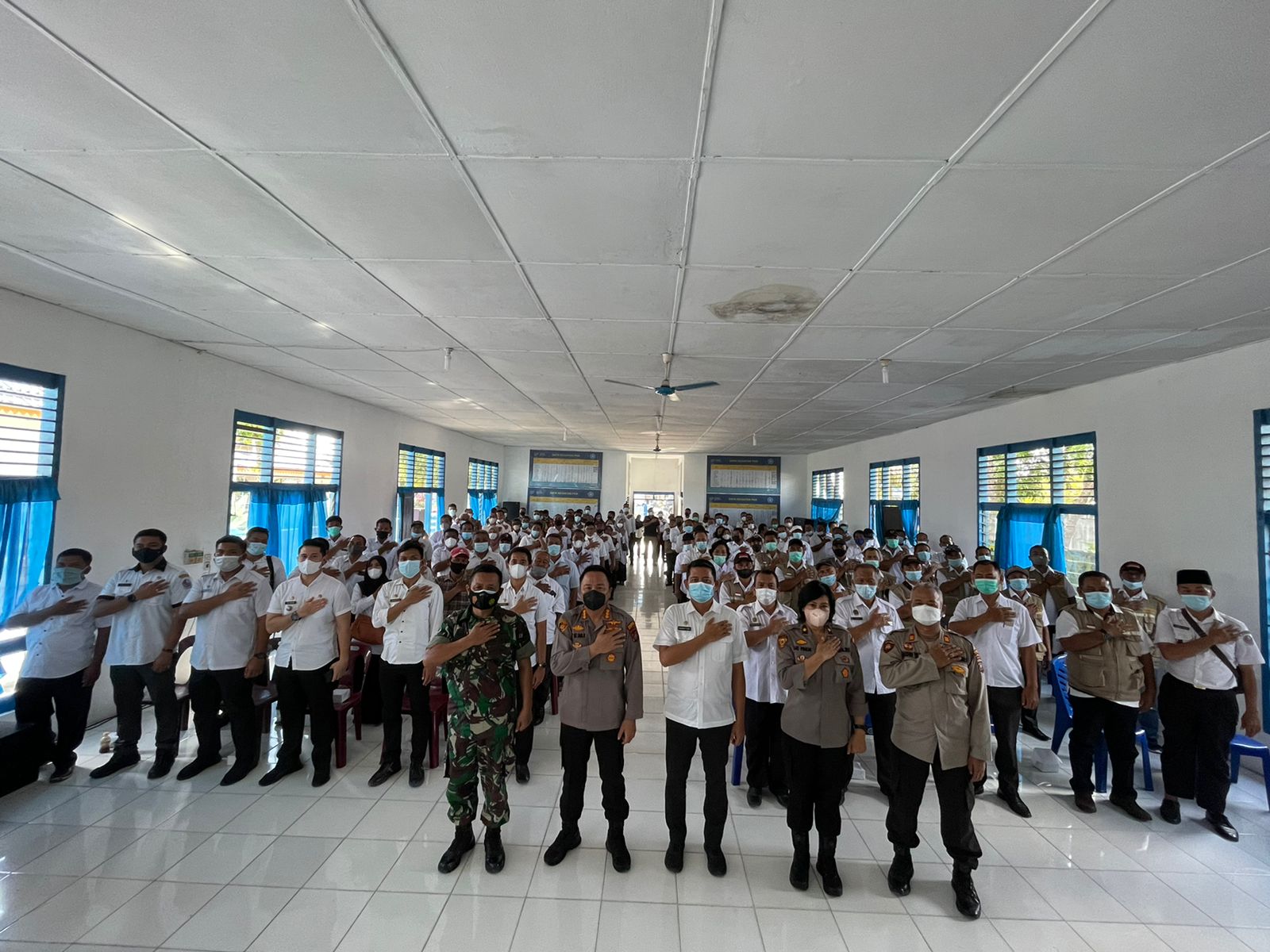 Kapolresta Deli Serdang Ajak Pemerintah Desa Percepatan Vaksinasi