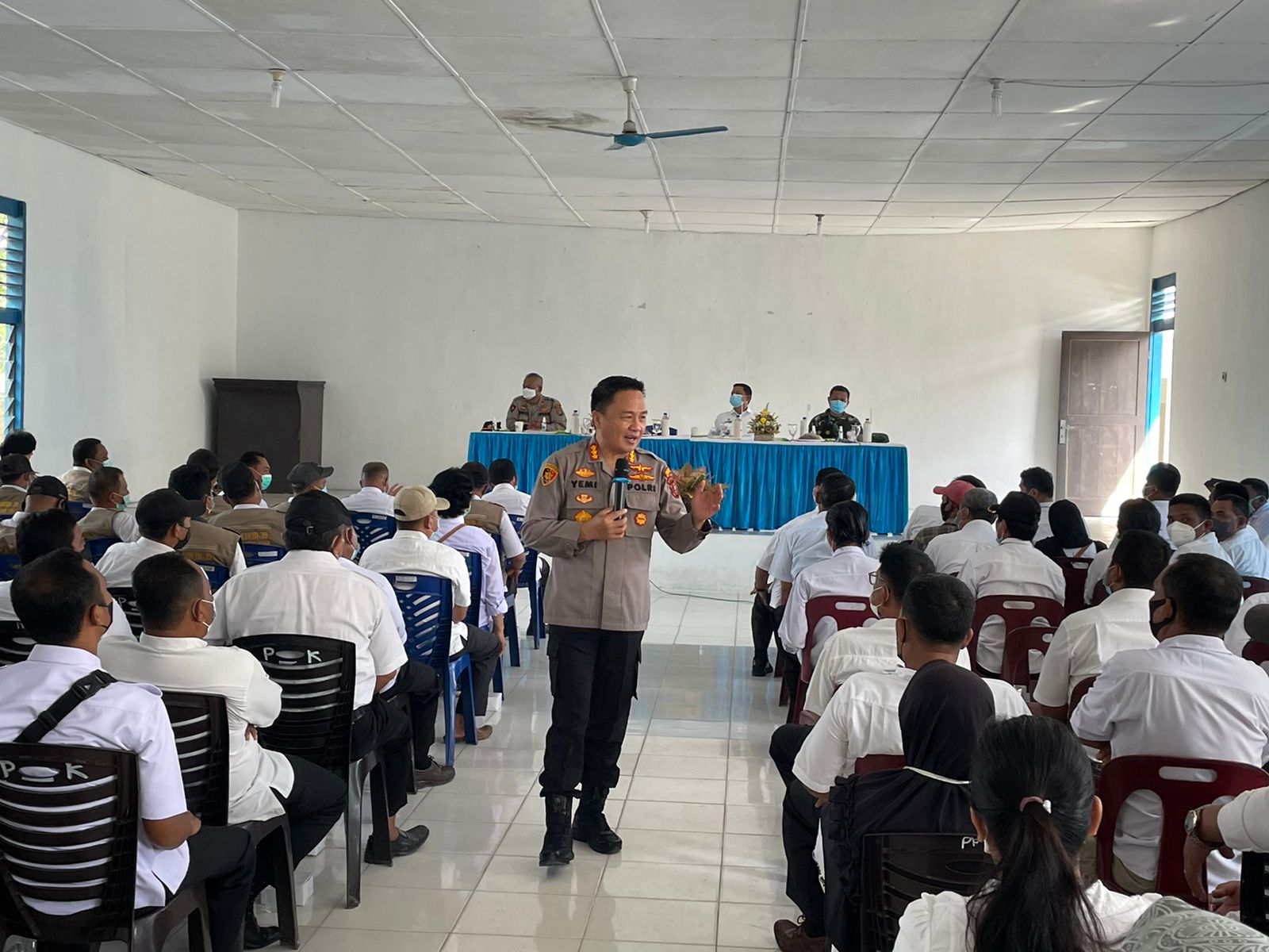 Kapolresta Deli Serdang Ajak Pemerintah Desa Percepatan Vaksinasi