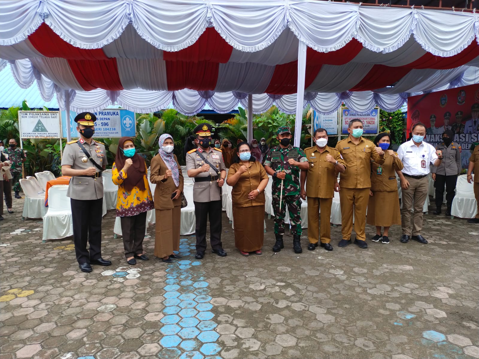 Kapolresta Deli Serdang Dampingi Kapolda Sumut Dan Pangdam 1BB Ikuti Zoom Meeting Dengan Kapolri