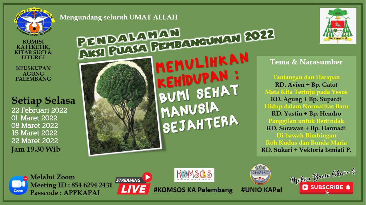 Keuskupan Agung Palembang Ajak Umat Kristiani Ber-APP