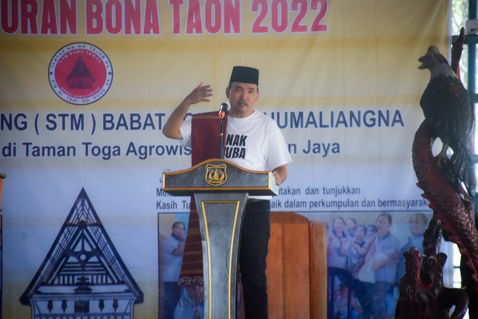 Hadiri Pesta Bona Taun, Beni Hernedi Banyak Sampaikan Pesan Toleransi