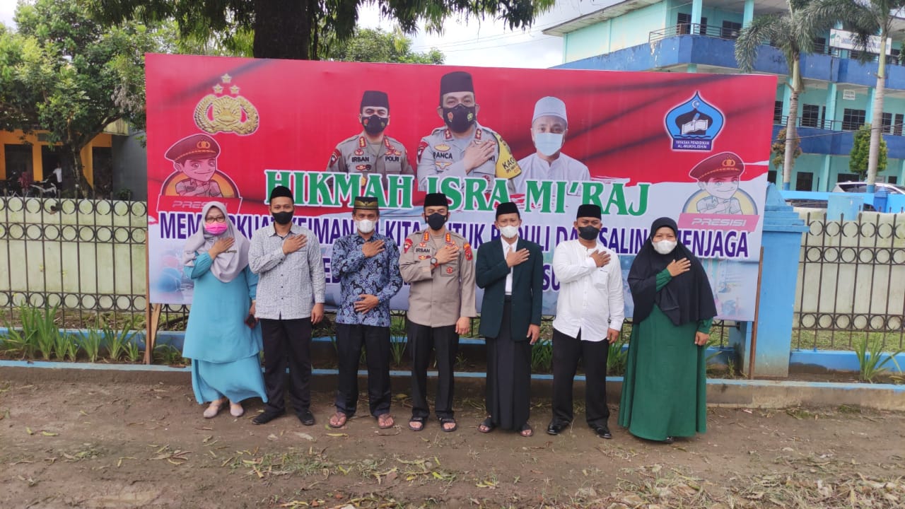 Peringati Isra Mi’raj Nabi Muhammad SAW, Polresta Deli Serdang Vaksinasi Massal Dan Bagi Sembako