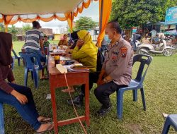 Polsek Percut Sei Tuan Gebyar Vaksin Massal 1,2 Dan 3