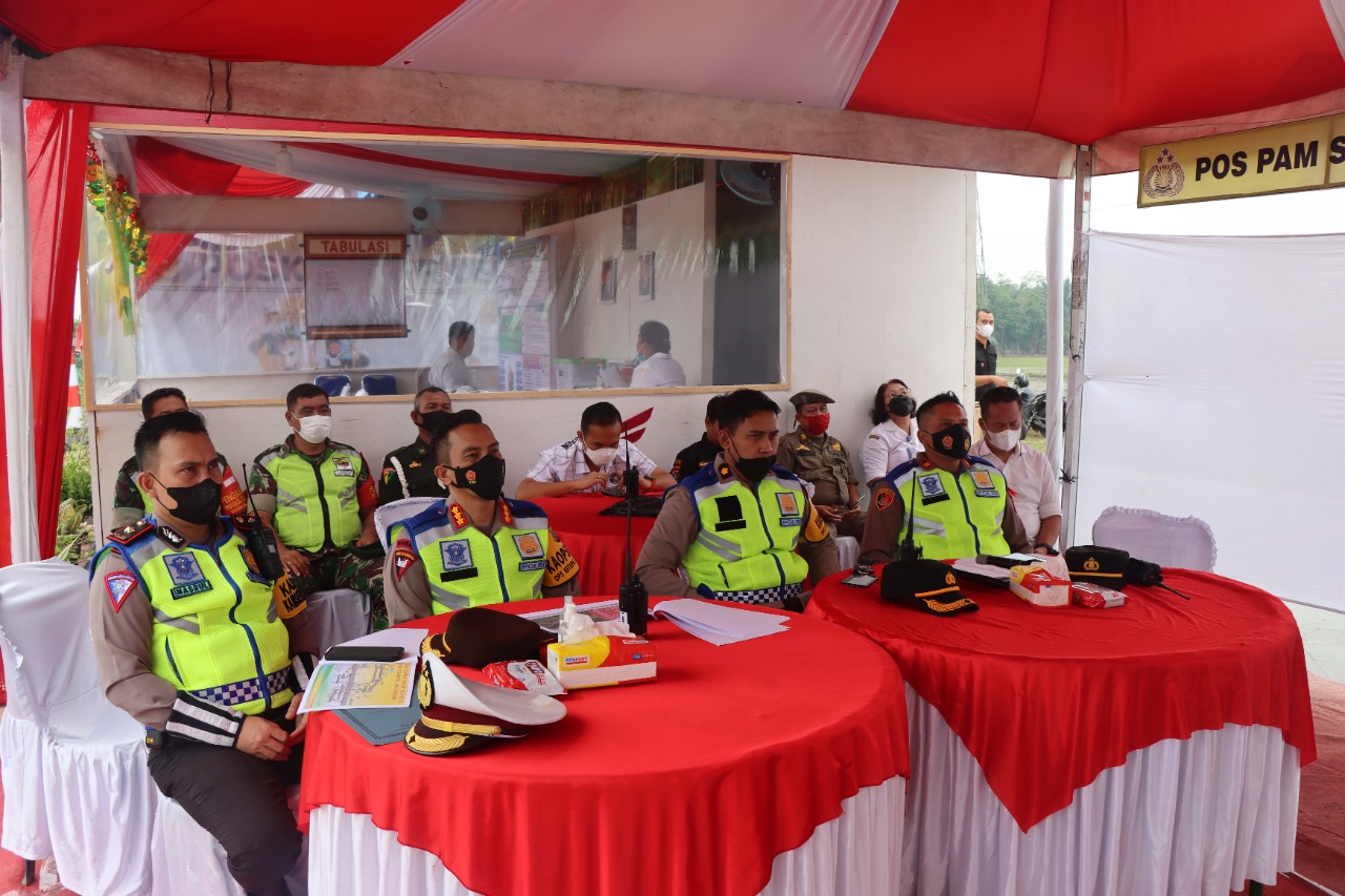 Kapolresta Deli Serdang Zoom Meeting Dengan Polda Sumut Antar Posko Ops Ketupat Toba-2022