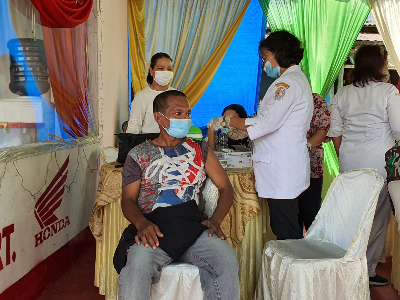 Kapolsek Percut Sei Tuan Tinjau Pos Pam Ops Ketupat Toba 2022