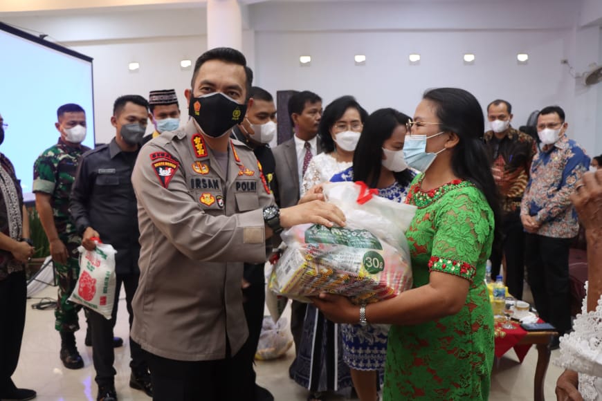 Kapolresta Deli Serdang Hadiri Perayaan Paskah Oikumene Umat Kristiani Deli Serdang