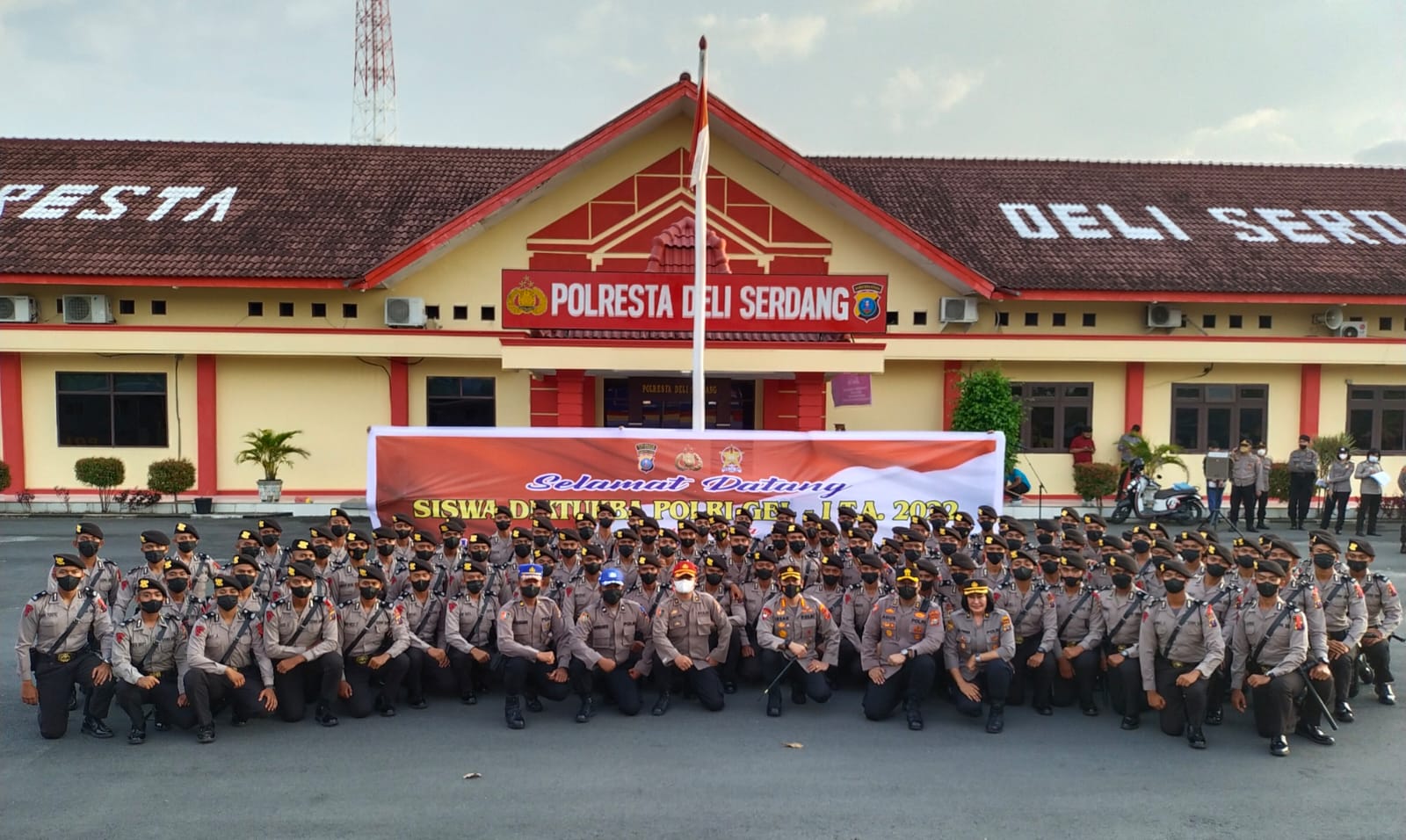 Polresta Deli Serdang Terima Latihan Kerja Siswa Diktukba Polri Gel I SPN Hinai Polda Sumut
