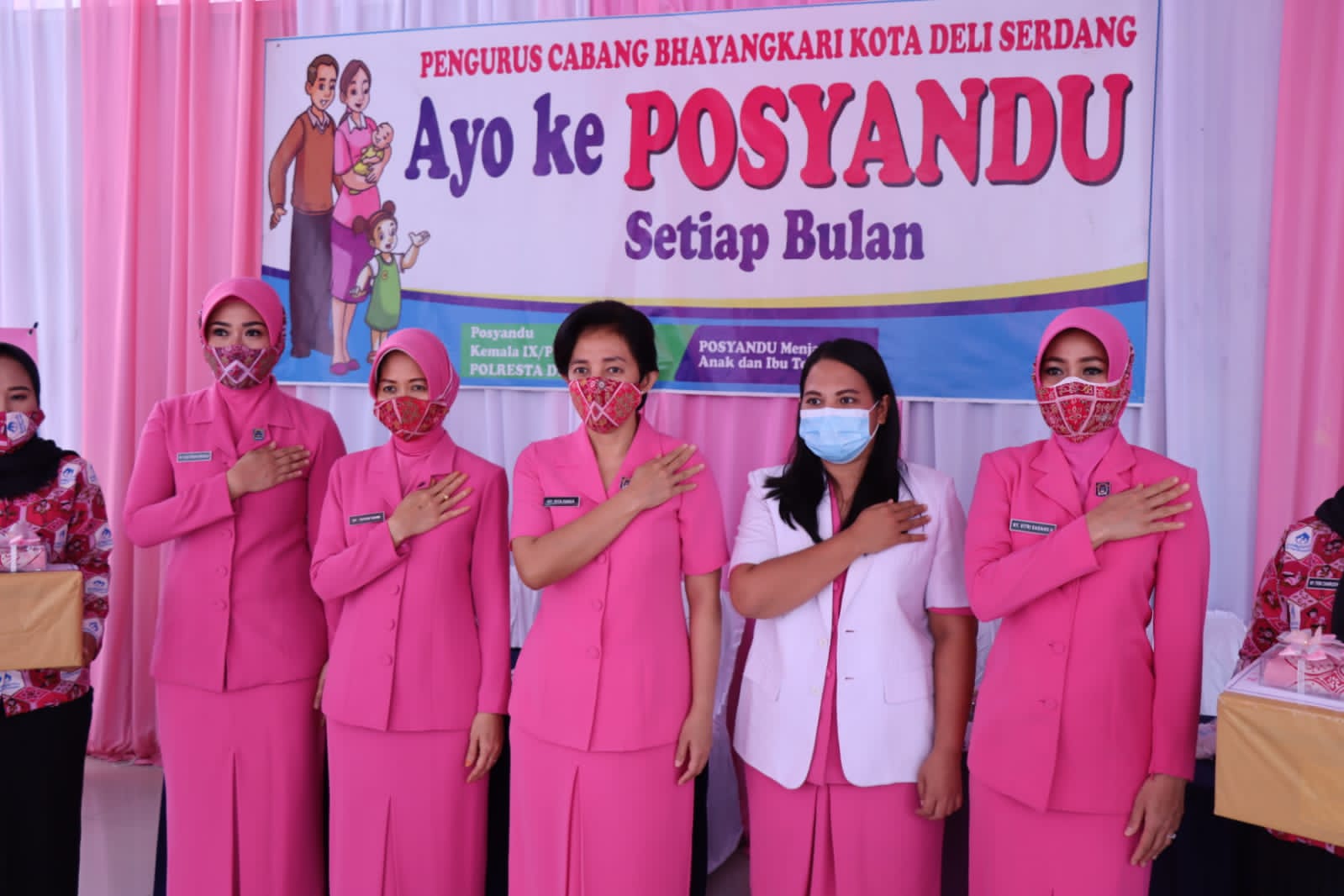Ketua Bhayangkari Polda Sumut Kunker Ke Polresta Deli Serdang