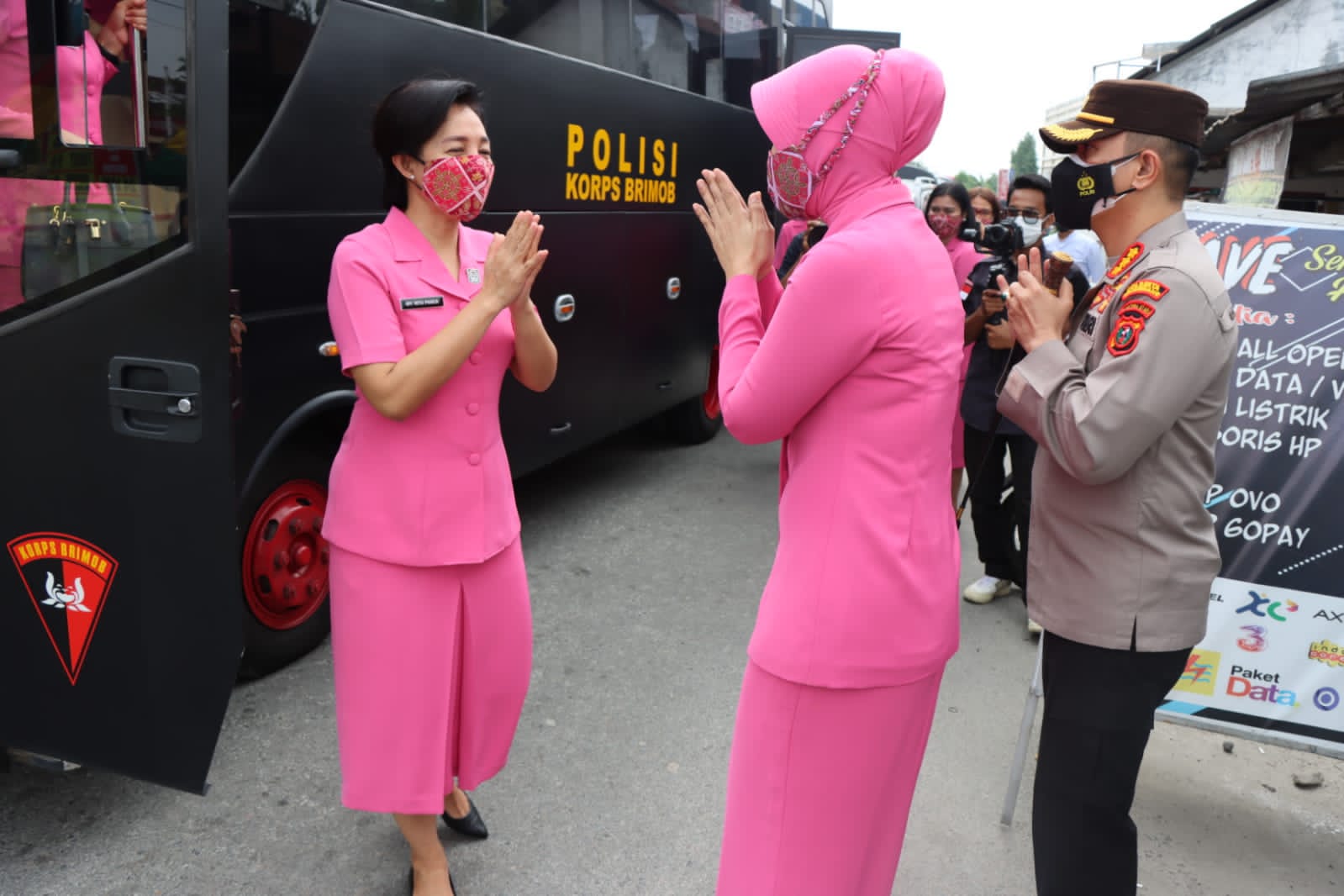 Ketua Bhayangkari Polda Sumut Kunker Ke Polresta Deli Serdang