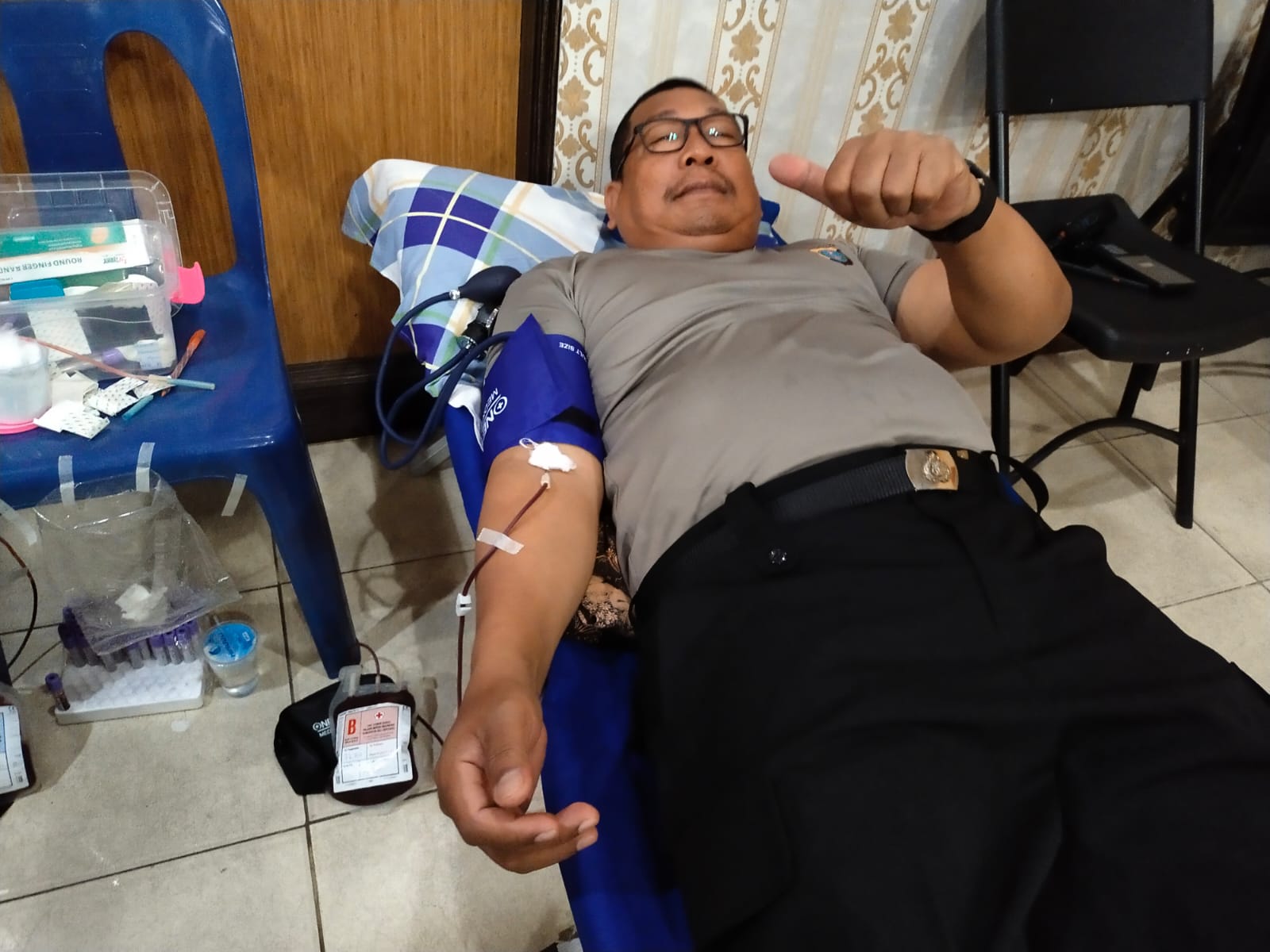 Sambut HUT Bhayangkara ke-76, Polresta Deli Serdang Gelar Donor Darah