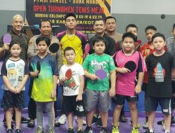 Kapolda Buka Turnamen Tenis Meja HUT Bhayangkara ke-76