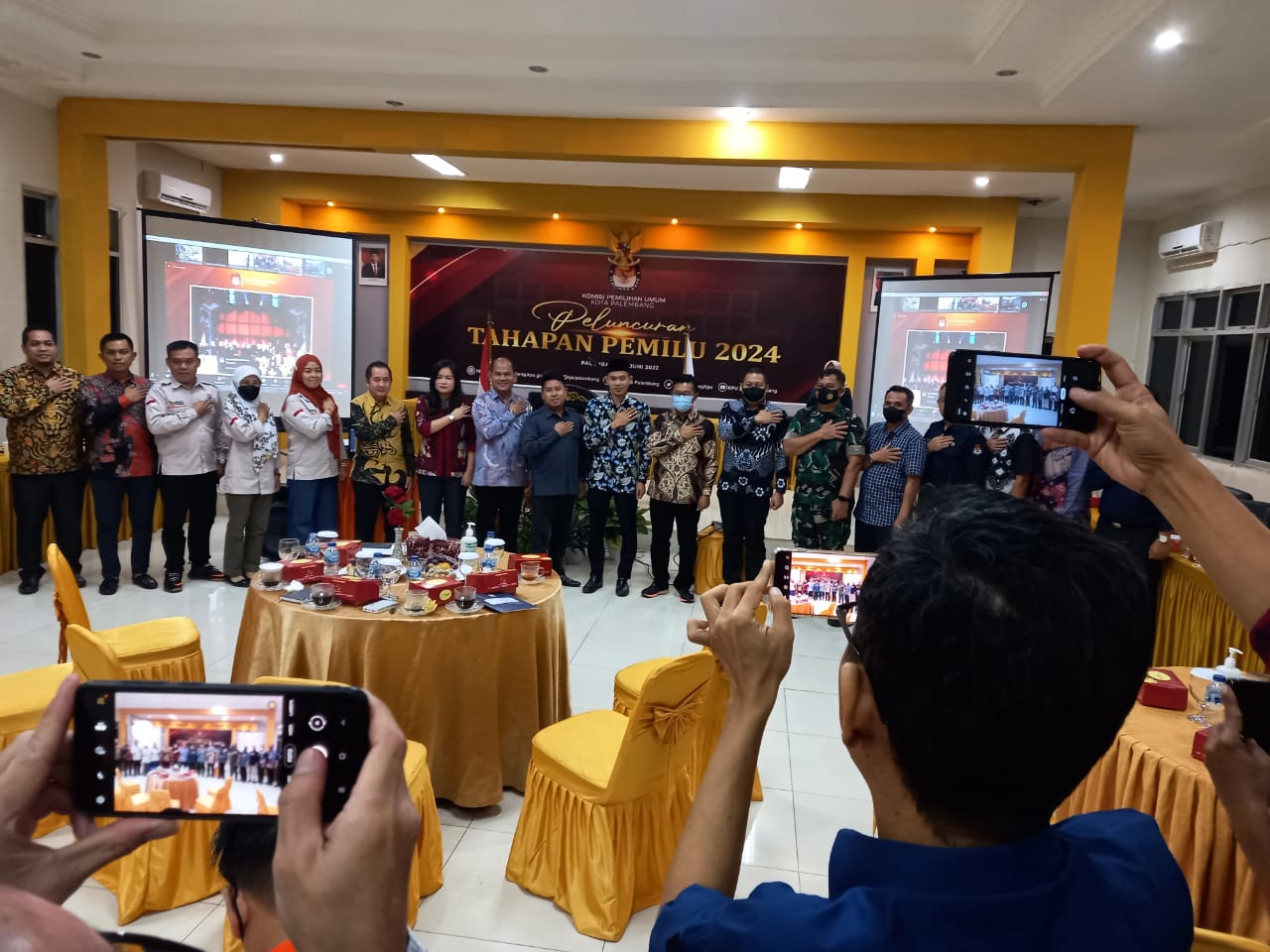 Partai Parsindo Siap Meramaikan Pesta Demokrasi Setelah Diverifikasi Kesbangpol Kota Palembang