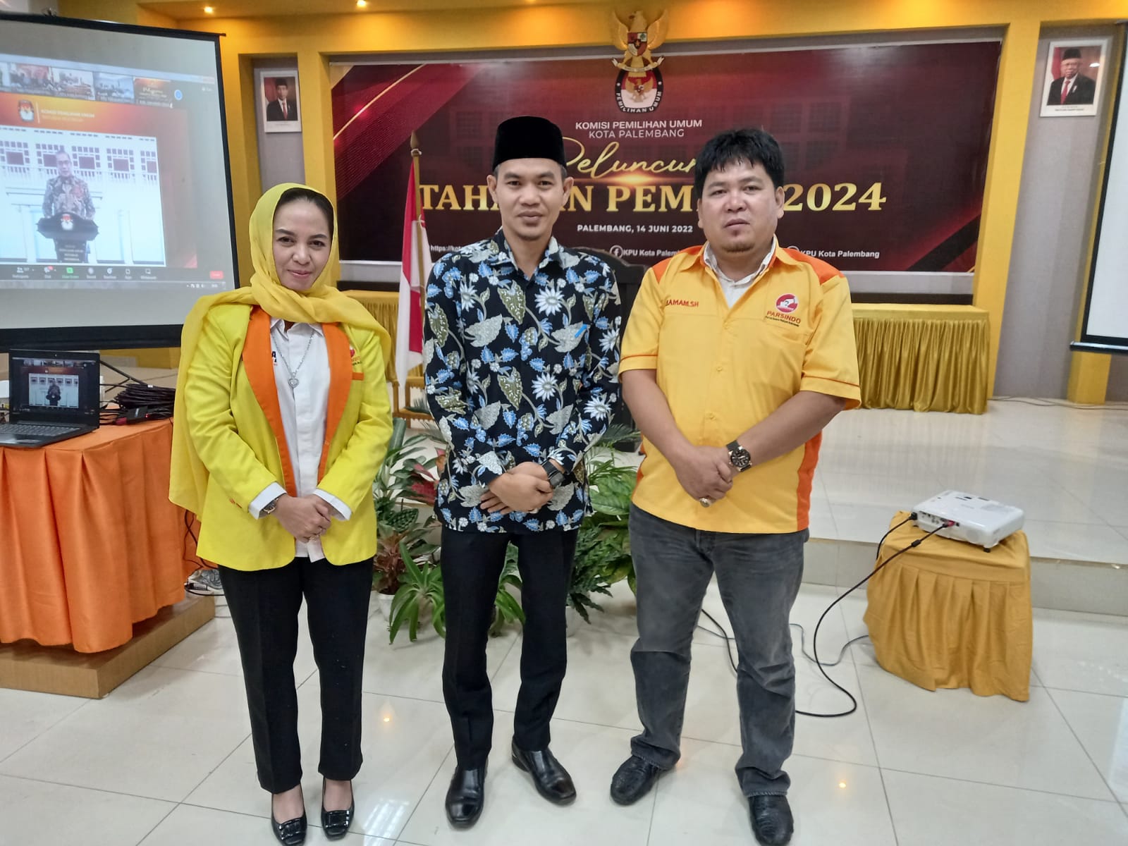 Partai Parsindo Siap Meramaikan Pesta Demokrasi Setelah Diverifikasi Kesbangpol Kota Palembang