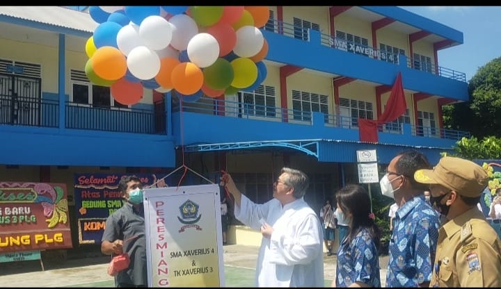 SMA Xaverius 4 Palembang Tempati Gedung Baru
