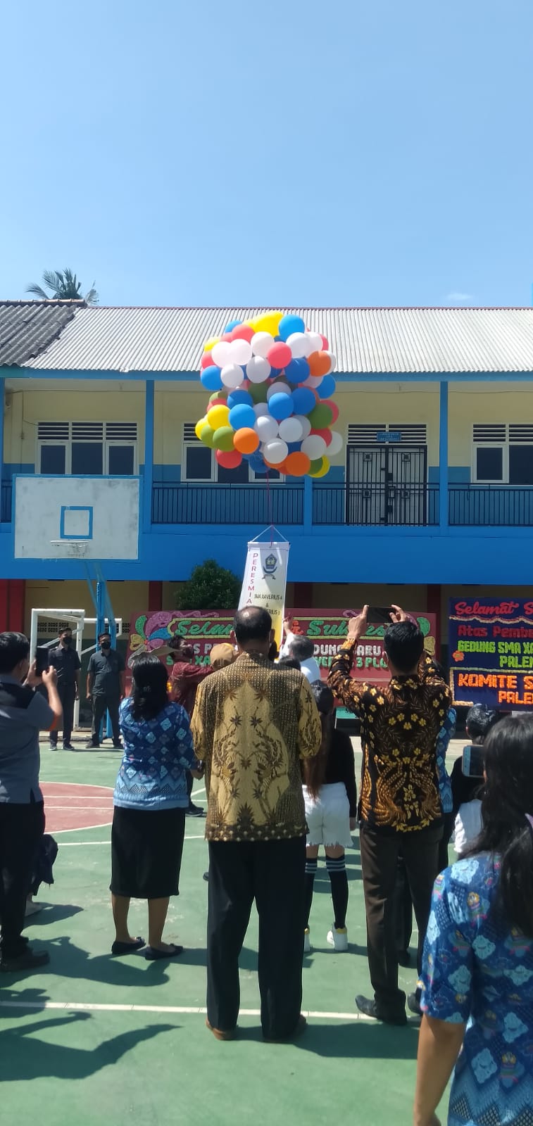 SMA Xaverius 4 Palembang Tempati Gedung Baru