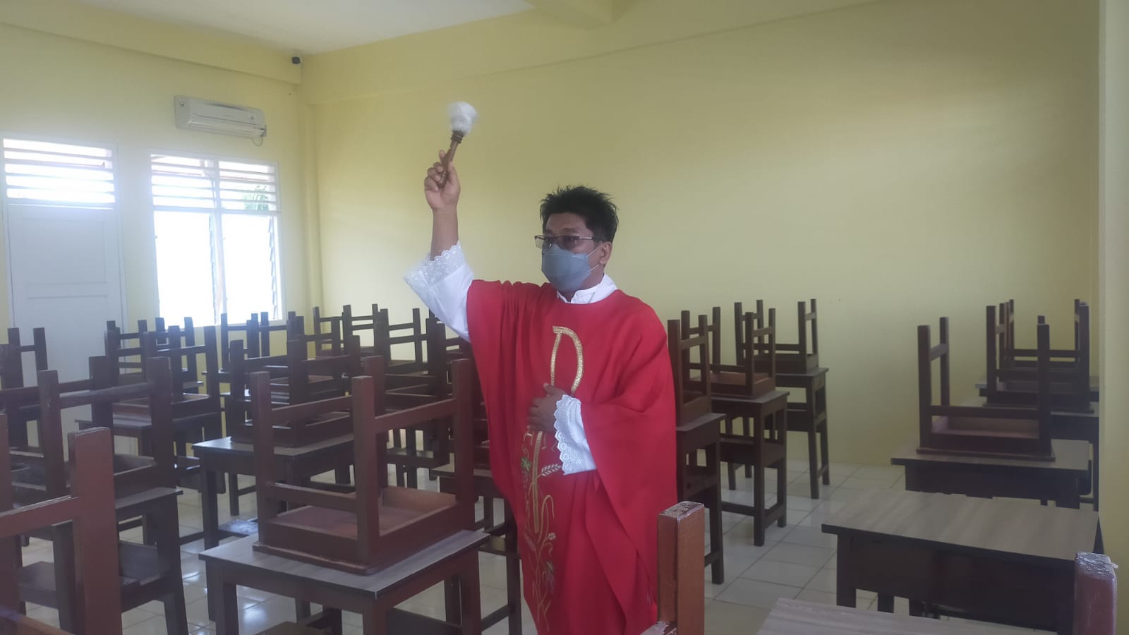 SMA Xaverius 4 Palembang Tempati Gedung Baru