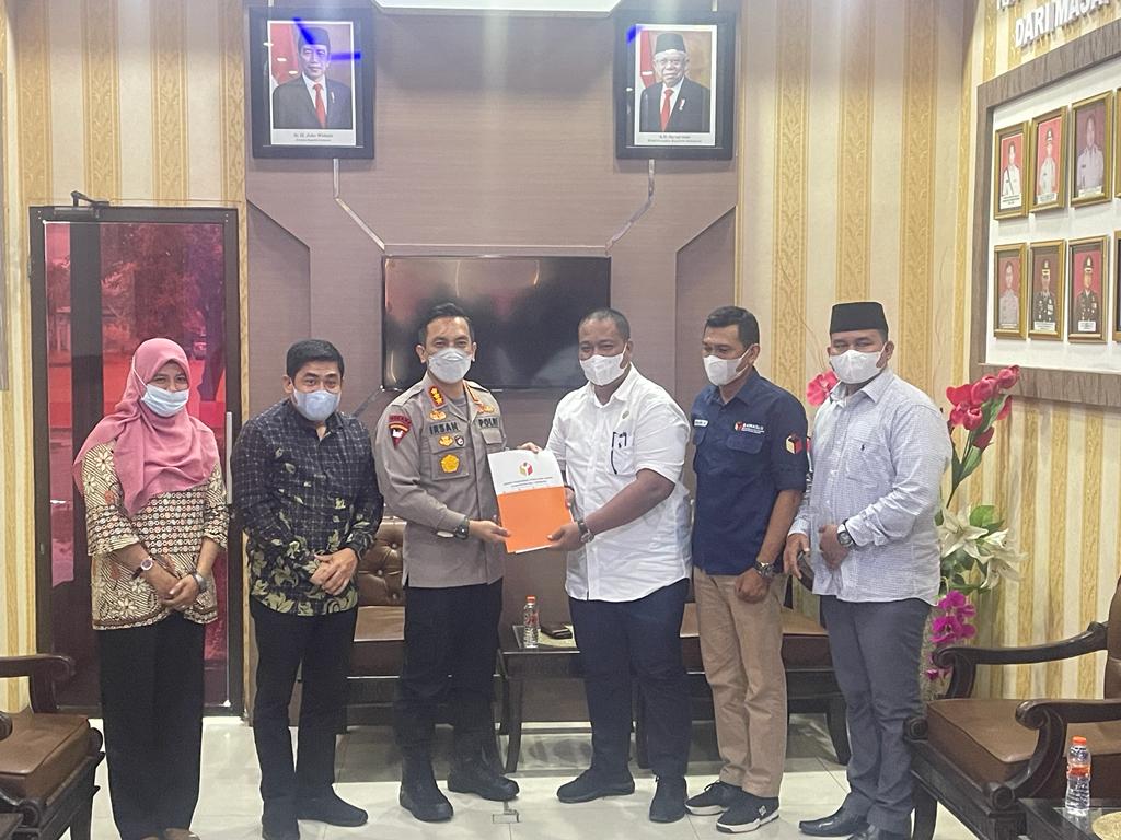 Kapolresta Deli Serdang Sambut Baik Audensi Bawaslu Deli Serdang