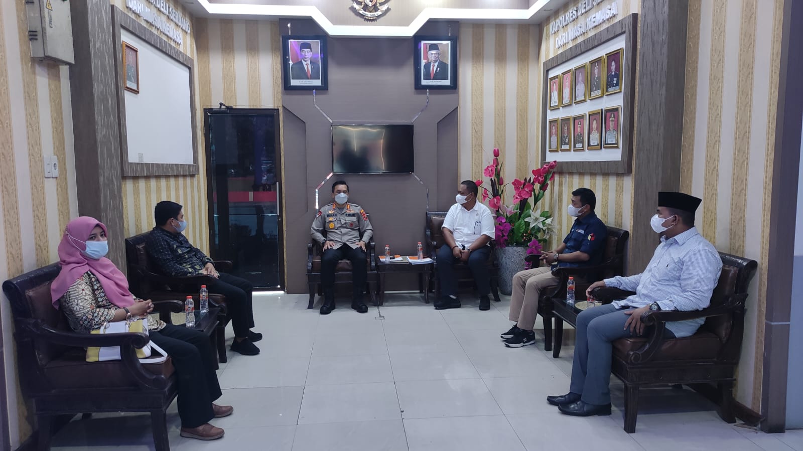 Kapolresta Deli Serdang Sambut Baik Audensi Bawaslu Deli Serdang