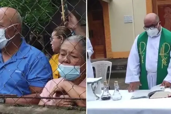 Pelecehan Polisi Memaksa Imam untuk Merayakan Misa di Luar Gereja di Nikaragua