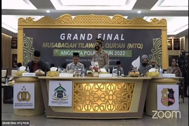 Mabes Polri Gelar Grand Final MTQ, Dua Anggota Polda Sumsel Dapatkan Juara