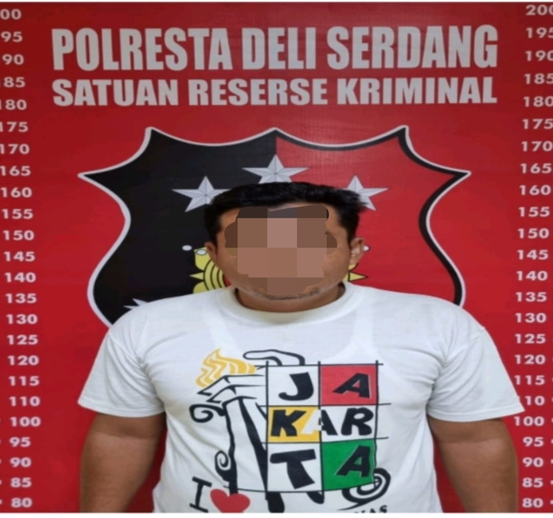 Sat Reskrim Polresta Deli Serdang Amankan Pelaku Penganiayaan Di Sumatera Barat