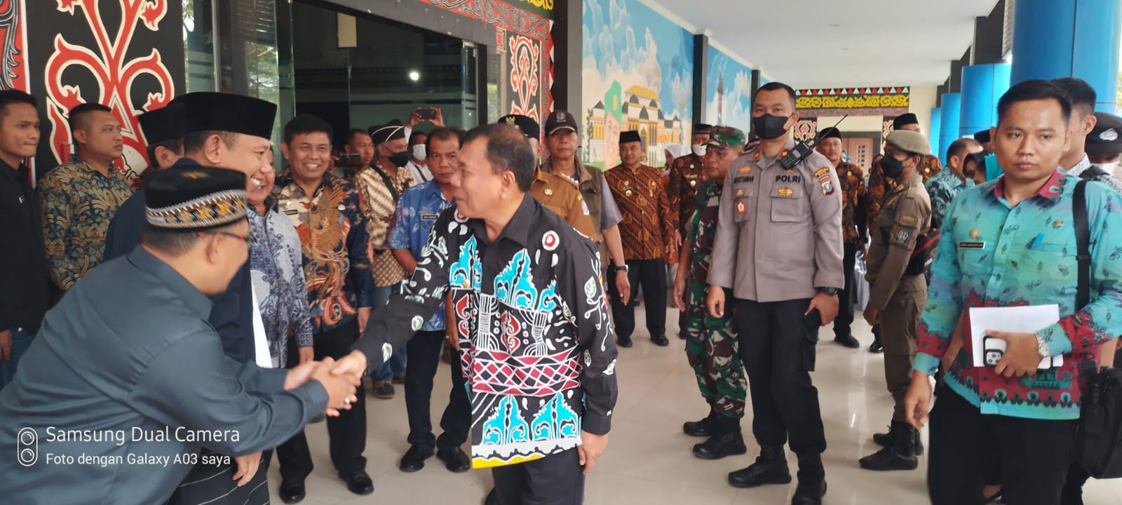 Kapolsek Percut Sei Tuan Hadiri Penilaian Dan Pembinaan kecamatan Terbaik Sumatera Utara
