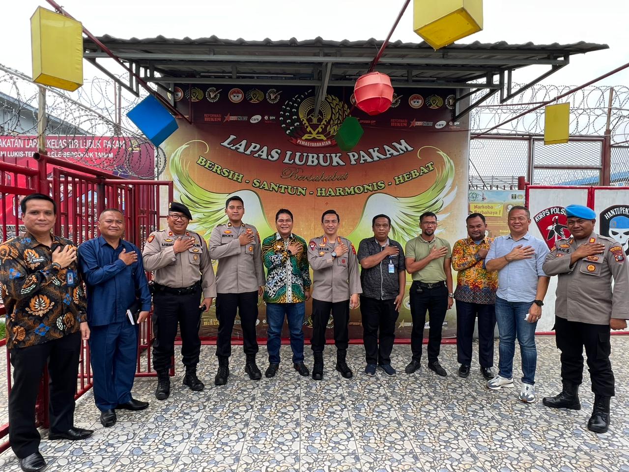 Kapolresta Deli Serdang Silaturahmi ke Lapas Kelas IIB Lubuk Pakam