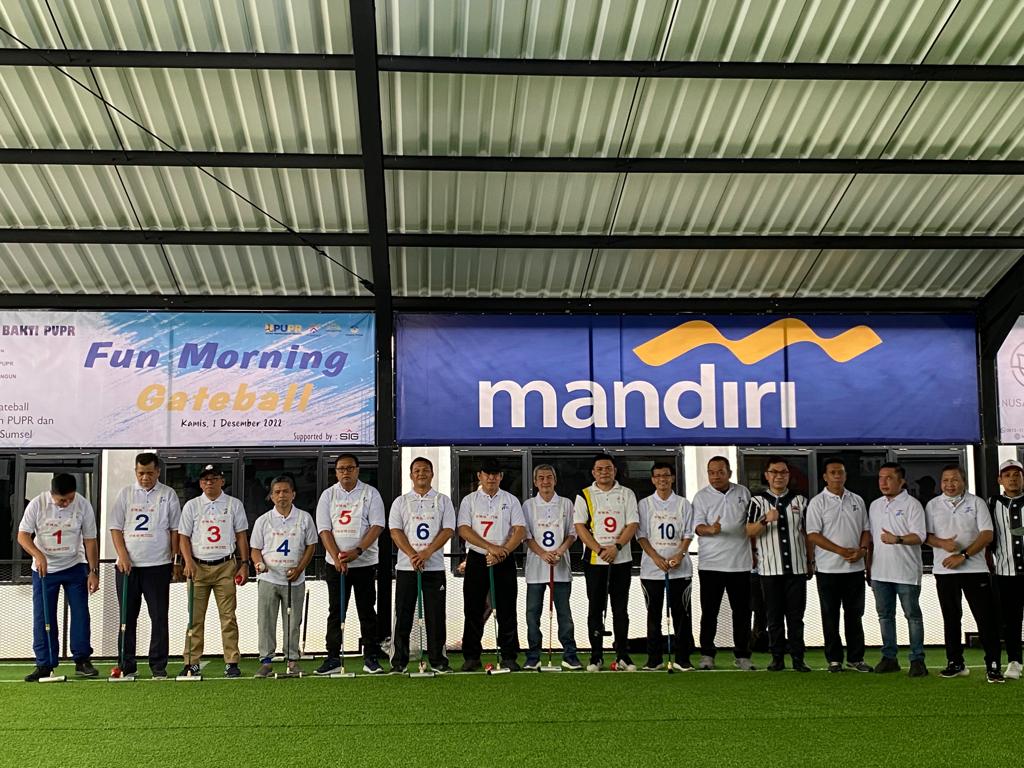 Hari Bakti PUPR ke -77, Disperkim Sumsel Adakan Fun Morning Gateball Dan Friendly Match Gateball. Hari Bakti PUPR ke -77, Disperkim Sumsel Adakan Fun Morning Gateball Dan Friendly Match Gateball.