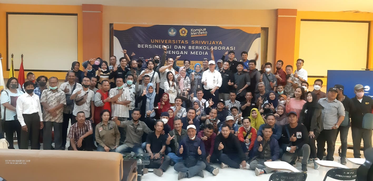 Humas UNSRI Gelar silahturahmi dengan para Media
