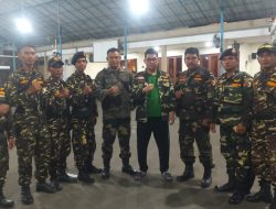 TNI – Polri dan Banser Jaga Gereja Malam Natal Amankan Palembang