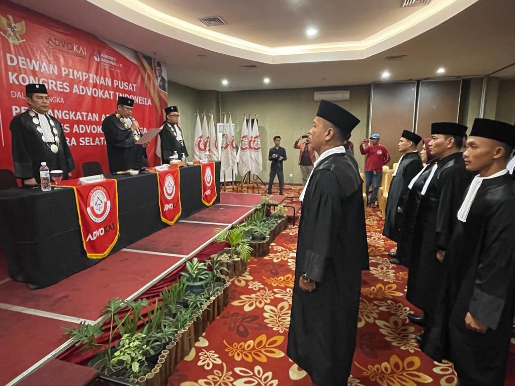 Pengangkatan Advokat KAI Sumsel, Bapak Advokat Modern: Yakinkan Anda Lebih Sukses dari Para Senior