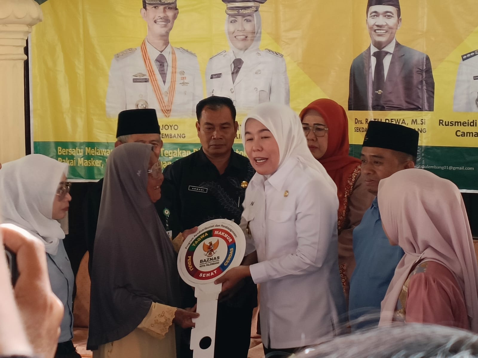 Peresmian Bantuan RTLH Warga 8 Ilir Bersama Baznas dan Pemkot Palembang